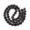 Luminous Handmade Gold Foil Glass Beads Strands FOIL-N029-01I-3