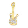Alloy Rhinestone Big Pendants PALLOY-N182-14G-1