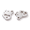 Non-Tarnish 304 Stainless Steel Charms STAS-Y002-12P-2