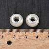 ABS Plastic Imitation Pearl Rondelle Large Hole European Beads MACR-S256-A41-4