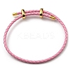 Leather Braided Cord Bracelets BJEW-G675-06G-02-1