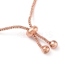 Alloy Crystal Rhinestone Box Chain Slider Bracelets LS-BJEW-F469-01RG-3