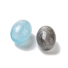 Transparent Resin & Glitter Powder Beads RESI-F073-06-2
