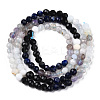 Natural & Synthetic Mixed Gemstone Beads Strands G-D080-A01-01-25-2