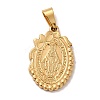 PVD Vacuum Plating 201 Stainless Steel Pendants STAS-P314-28G-1
