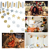 5Pcs 5 Style Paper Garlands AJEW-PH0004-58-6
