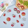 DIY Wooden Dangle Earring Making Kits DIY-OC0007-02-5