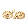 Brass Micro Pave Cubic Zirconia Pendants KK-H441-28G-3
