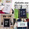 12 Sheets 2 Colors PVC Self-adhesive Label Stickers DIY-HY0001-01-6