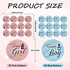 2 Sheets 2 Colors Gold Stamping Round Dot Paper Sealed Decorative Stickers STIC-WH0004-19-2