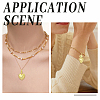 6Pcs 6 Styles Brass Micro Pave Cubic Zirconia Pendants KK-SC0006-91-6