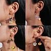40Pcs 10 Styles Halloween Alloy Enamel Pandants ENAM-CJ0004-14-8