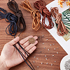 5Pcs 5 Colors Flat Faux Suede Cord LW-CY0001-01-3