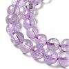 Natural Lavender Amethyst Beads Strands G-E589-01B-3
