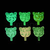 Luminous & Frosted Transparent Resin Cabochons RESI-T026-07M-3