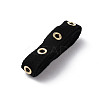Polyester Grommet Eyelet Twill Tape Trim LS-OCOR-WH0080-85-2
