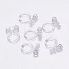 Plastic Clip-on Earring Findings KY-P007-H01-3