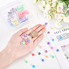 200Pcs 10 Colors Handmade Flower Printed Polymer Clay Beads CLAY-PH0001-35-4