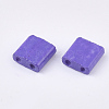 2-Hole Baking Paint Glass Seed Beads SEED-S023-17C-24-2