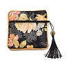 Chinese Style Floral Cloth Jewelry Storage Zipper Pouches AJEW-D063-01A-2