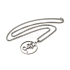 Non-Tarnish Sigil of Khaine Eldar Pendant Necklaces LS-NJEW-C044-02P-2