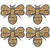 8Pcs Rhinestones Sew on/Iron on Patches DIY-GF0014-05-1