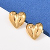 304 Stainless Steel Heart Stud Earrings EJEW-I320-24G-03-1