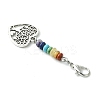 Alloy Tree of Life Pendant Decorations HJEW-JM01383-03-3
