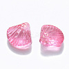 Transparent Spray Painted Glass Beads GLAA-T016-04C-2