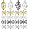 40Pcs 4 Colors Alloy Pendants PALLOY-SZ0001-28-1