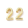 Brass Slide Charms KK-L253-15G-02-1