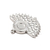 Non-Tarnish 304 Stainless Steel Pendant Cabochon Settings STAS-I197-002P-4