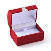 Lady Bag with Bear Shape Velvet Jewelry Boxes X-VBOX-L002-E02-4