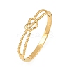 304 Stainless Steel Hinged Bangles for Women BJEW-C114-04G-4