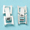 Eco-Friendly Brass Watch Band Clasps KK-M225-28S-3