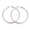 Tarnish Resistant 304 Stainless Steel Big Hoop Earrings EJEW-P173-13P-06-1