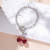 Cherry Zinc Alloy Charm Bracelets FS-WGA613B-07-1