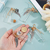 4Pcs Transparent Glass Empty Bottles AJEW-FH00032-3