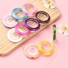 10 Rolls 10 Colors Flat Elastic Crystal String Set EW-YW0001-10-6