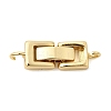 Brass Fold Over Clasps KK-Z150-20G-02-1