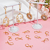 60Pcs 304 Stainless Steel Leverback Earring Findings STAS-SP0001-21G-4