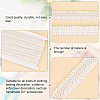 Polyester Braided Lace Trim OCOR-WH0074-92A-4