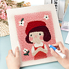 DIY Punch Needle Frame Covered with Cloth DIY-NB0005-06B-3