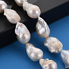 Natural Baroque Pearl Keshi Pearl Beads Strands PEAR-S019-04B-5