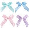 40Pcs 4 Colors Bowknot Polyester Ornament Accessories DIY-SP0004-80-7