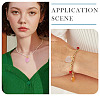 2Pcs 2 Colors Alloy Resin Pendants CRES-TA0001-53-6