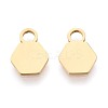 201 Stainless Steel Charms STAS-T070-13G-1