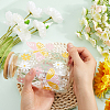 8Pcs 8 Styles Flower & Butterfly UV Transfer Sticker for Glass Cup DIY-CN0003-01B-3
