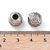 304 Stainless Steel Rhinestone European Beads STAS-A092-10M-P-3