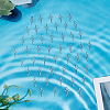 50Pcs 304 Stainless Steel Pendants STAS-HY0001-50-5